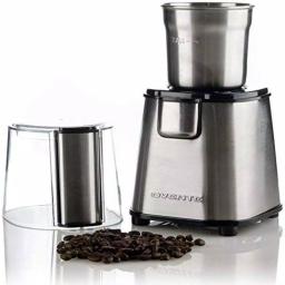 Ovente Electric Coffee Grinder, 200W Multi-Purpose Blade Grinder, Silver thumbnail 4