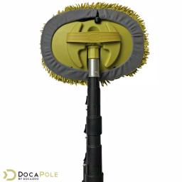 DocaPole 6 ft. to 24 ft. Telescoping Extension Pole with Microfiber Chenille Wall Duster thumbnail 5