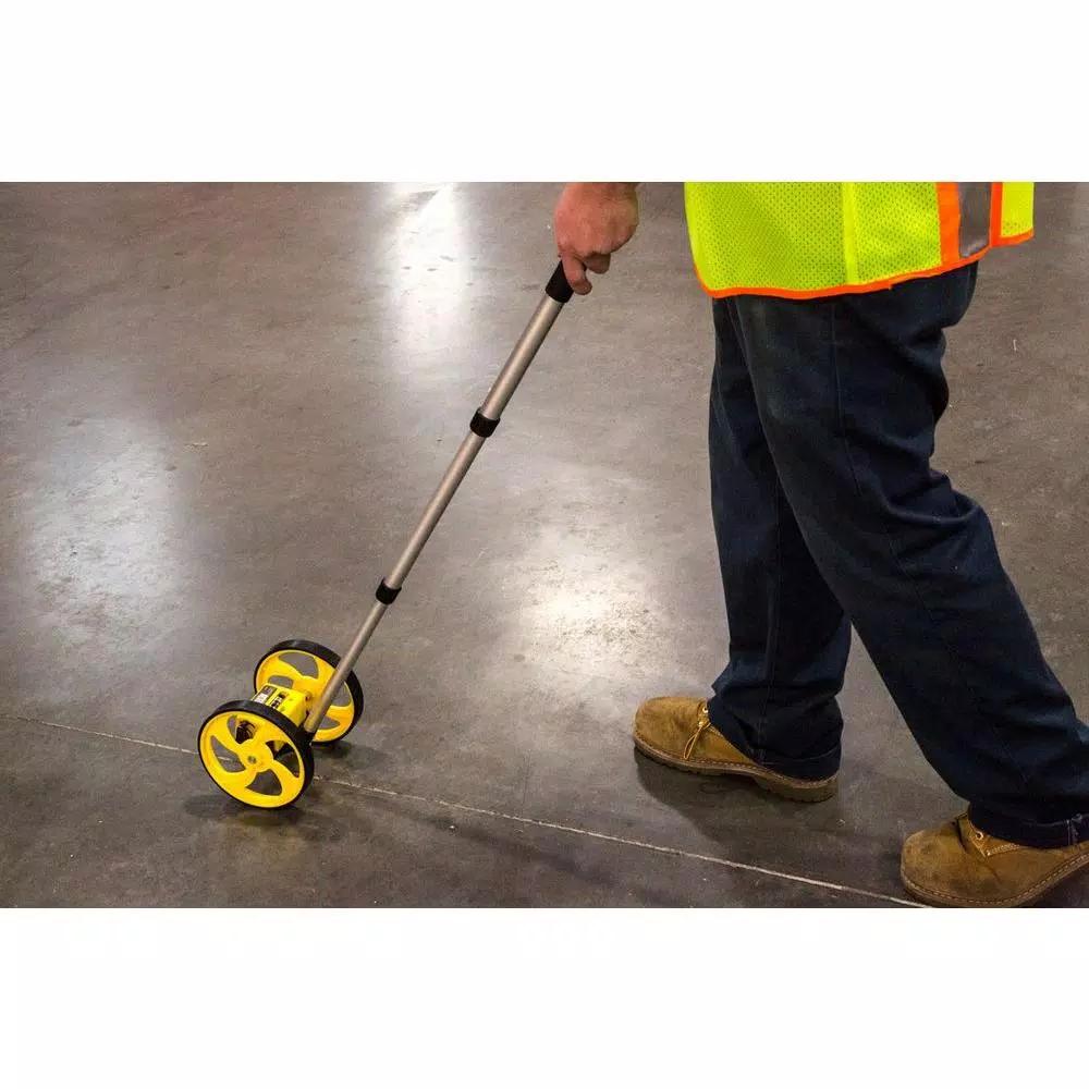 TR Industrial 6 in. Aluminum Collapsible Measuring Wheel, Up to 9,999 ft.