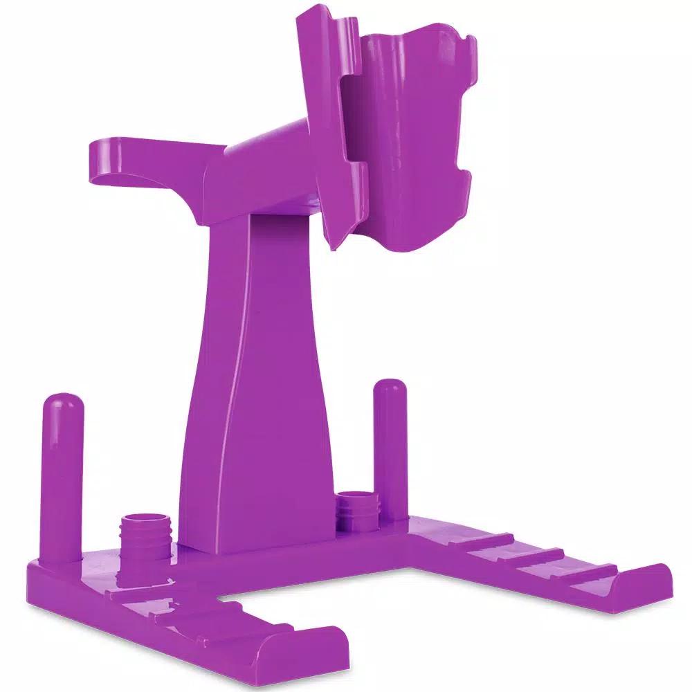 Rejuvenate Click N Clean Mop Storage Caddy Kit, Purple Vertical Organizer