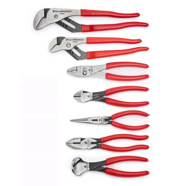 GEARWRENCH 7-Piece Mixed Dipped Handle Plier Set