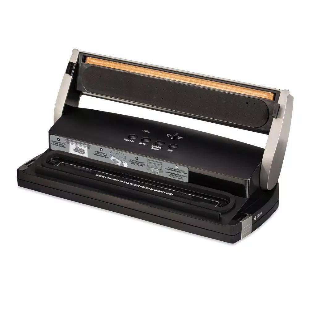 Hamilton Beach NutriFresh Black Food Vacuum Sealer with Extended Seal