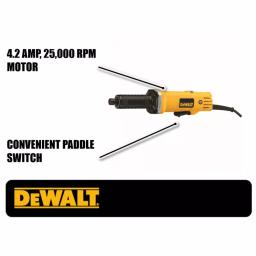 DEWALT DWE4887N 120-Volt 1-1/2 in. Corded Die Grinder, 4.2 Amp, 25,000 RPM thumbnail 2