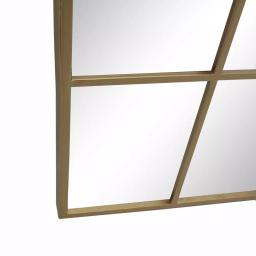 Home Decorators Collection Arched Gold Windowpane Accent Mirror, 24 x 39.3 in. thumbnail 5