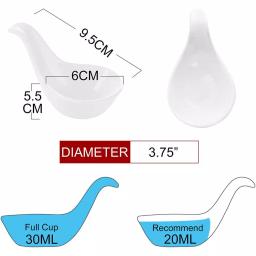 MALACASA 3.75 in. White Porcelain Ramekins Set of 12 - Ceramic Souffle Dishes thumbnail 4