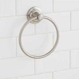 Glacier Bay Cooperton Brushed Nickel Towel Ring - Modern Zinc Hand Towel Holder thumbnail 2