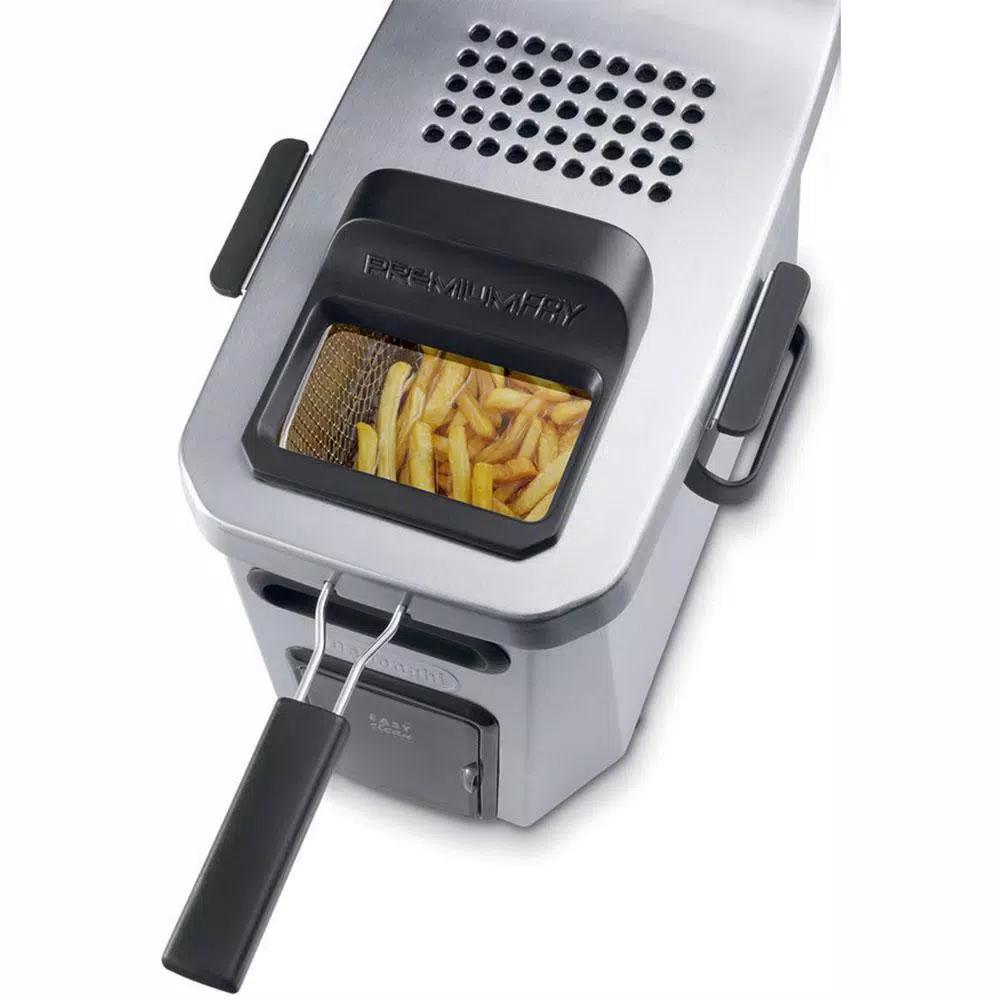 DeLonghi De'Longhi Dual Zone Digital 4L Stainless Steel Deep Fryer with Easy Clean Drain System
