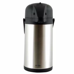 Mr. Coffee Javamax 2.24 Qt. Stainless Steel Vacuum Insulated Pump Pot Beverage Dispenser thumbnail 2