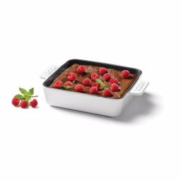 Starfrit The Rock by Starfrit 9-Inch Square Ceramic Nonstick Ovenware, White thumbnail 3