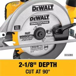 DEWALT 20V MAX Cordless 6-Tool Combo Kit with 3/8 in. Impact Wrench, 4.0Ah & 2.0Ah Batteries thumbnail 9