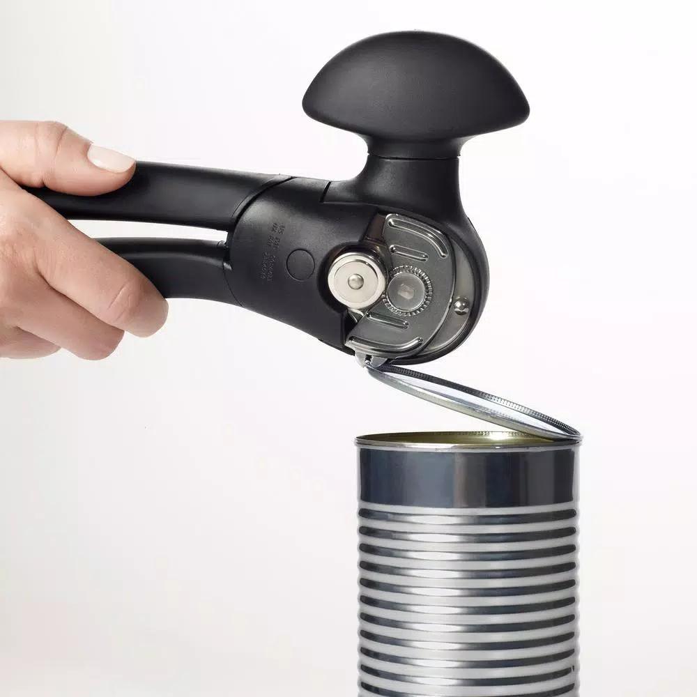 OXO Good Grips Smooth Edge Can Opener, Stainless Steel Cutting Wheel