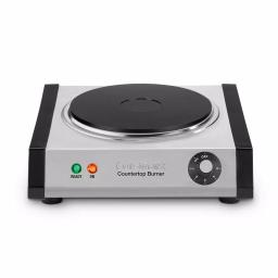 Cuisinart Single Burner 7.5 in. Brushed Stainless Cast Iron Hot Plate with Temperature Control thumbnail 1