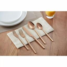 Home Decorators Collection Brenner 40-Piece Copper Finish 18/0 Stainless Steel Flatware Set, Service for 8 thumbnail 2