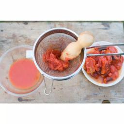 Weston Stainless Steel Cone Strainer and Pestle Set with Chrome Support Stand thumbnail 3