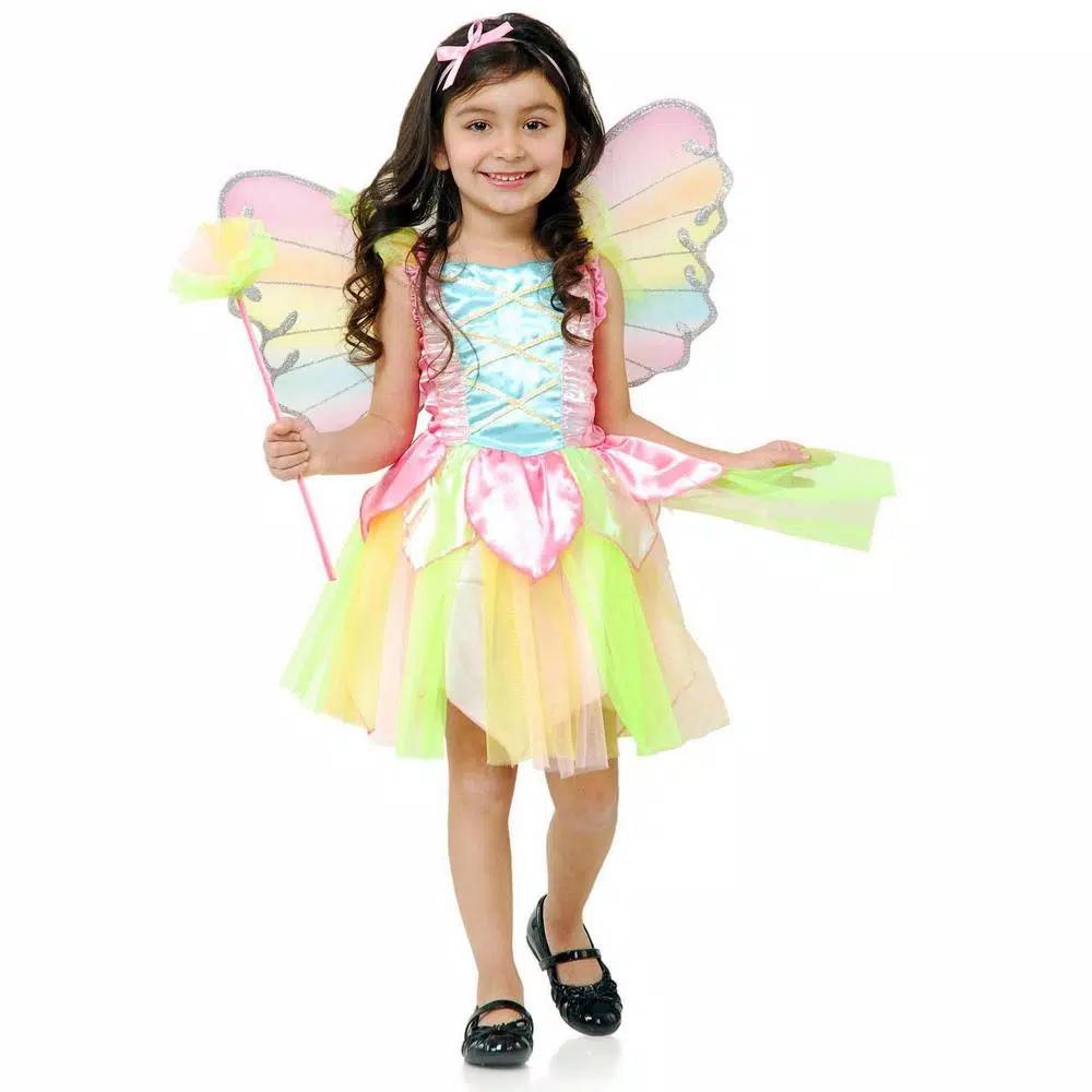 Unbranded Girls Rainbow Princess Fairy Halloween Costume - X-Small