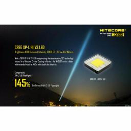 NITECORE MH25GT 1000-Lumen LED Rechargeable Tactical Flashlight thumbnail 3