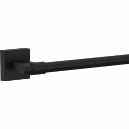 Franklin Brass Maxted 24 in. Single Towel Bar, Matte Black Modern Wall Mounted Bathroom Hardware thumbnail 3