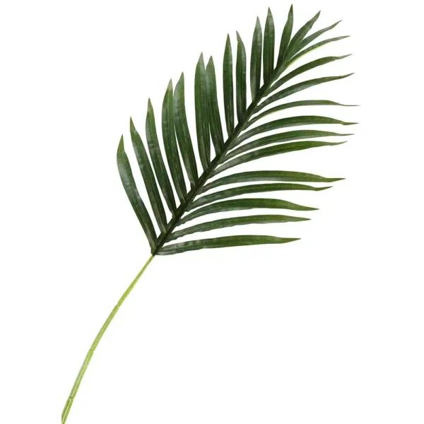 D&W Silks Medium Hawaiian Palm Leaf Faux Plant, Set of 3