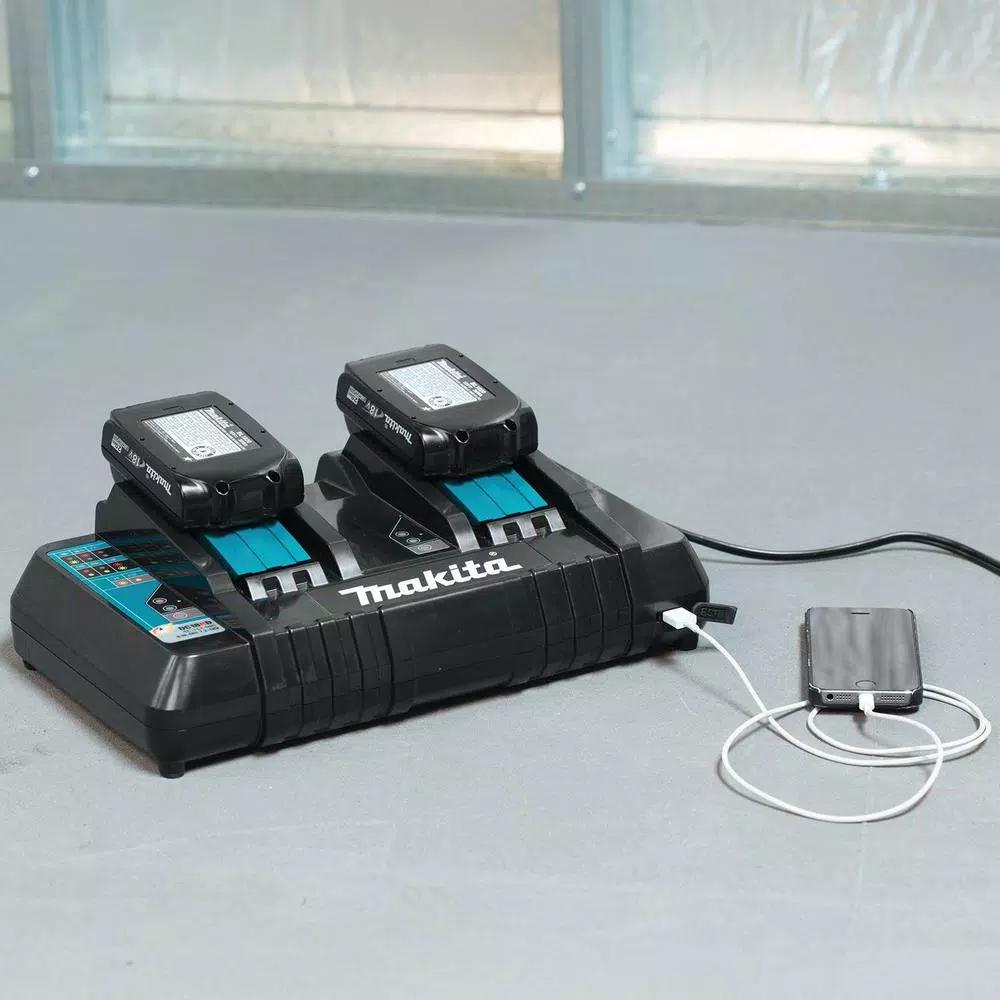 Makita 18V X2 LXT 36V Brushless Blower & 24 in. Hedge Trimmer Combo Kit with (2) 5.0 Ah Batteries & Charger