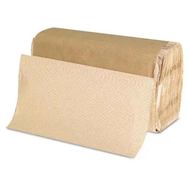 GEN Single-Fold Paper Towels, Natural, 9 x 9.45 in, 4000 Sheets (16 Packs of 250)