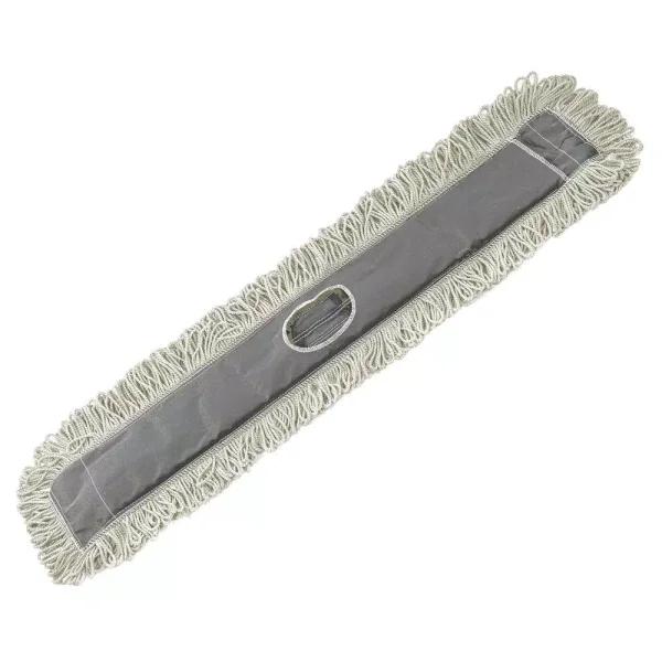 Alpine Industries 48 in. Cotton Dust Dry Mop Replacement Head, 2-Pack
