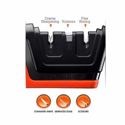 Sharpal 206N Knife and Scissors Sharpener - Two-Stage Manual Handheld Sharpener thumbnail 2