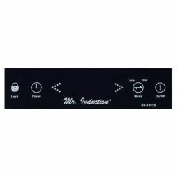SPT 1650W Single Burner Induction Cooktop with 3.5L Stainless Steel Pot and Glass Lid, Black & Silver thumbnail 3