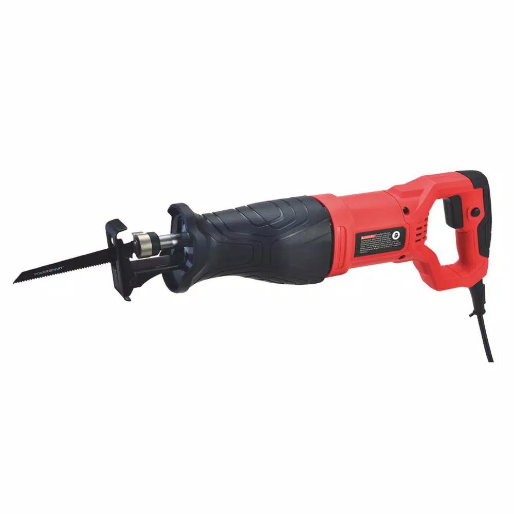 PowerSmart 7.5 Amp Corded Electric Reciprocating Saw with Keyless Blade Change