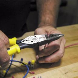 Klein Tools 8-3/8 in. All-Purpose Long Nose Pliers with Crimper and Wire Stripper thumbnail 5