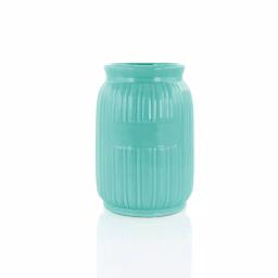 MegaChef 9-Piece Mint Green Silicone and Wood Kitchen Utensil Set with Ceramic Holder thumbnail 3