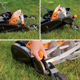 Fiskars StaySharp Max 18 in. Manual Push Reel Mower, InertiaDrive Technology thumbnail 3