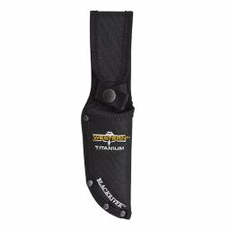 WESTERN BlackRiver 9.25 in. Titanium Bonded Gut Hook Fixed Blade Knife with G10 Handle and Sheath thumbnail 3