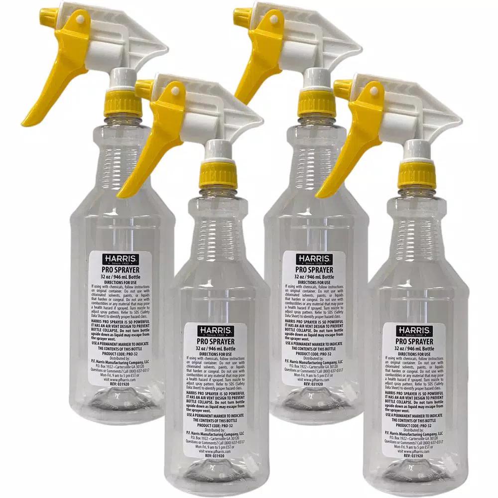 Harris Pro 32 oz. Professional Spray Bottles, 4-Pack