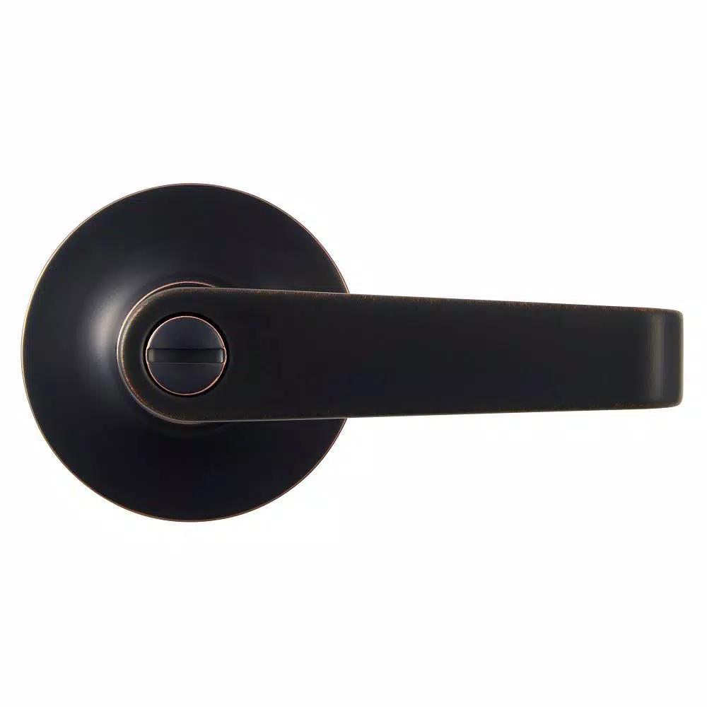 Universal Hardware Commercial Aged Bronze Privacy Bed/Bath Door Lever, ANSI Grade 2, ADA Compliant
