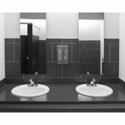 Alpine Industries Dual Soap and Hand Sanitizer Dispenser, 1100 ml, Gray thumbnail 7