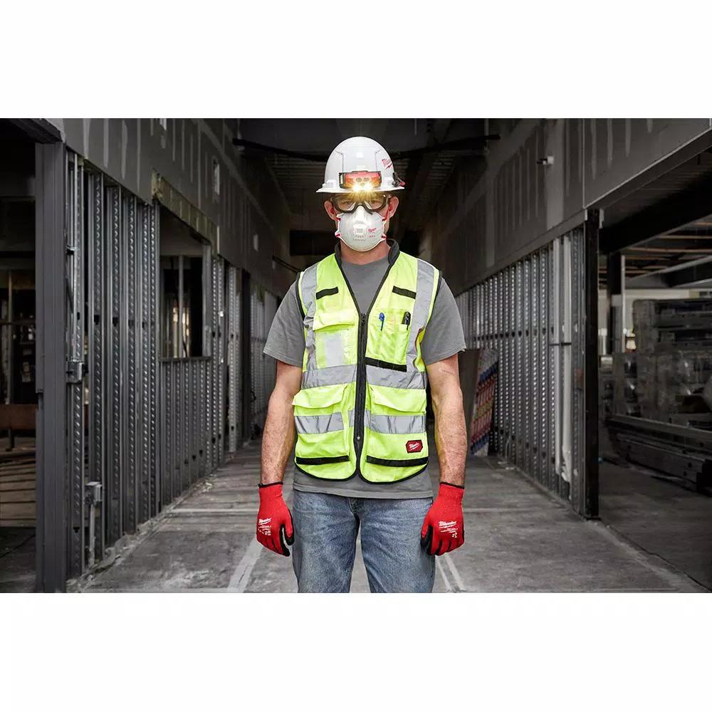 Milwaukee BOLT White Type 1 Class C Vented Hard Hat with Performance Safety Glasses Bundle