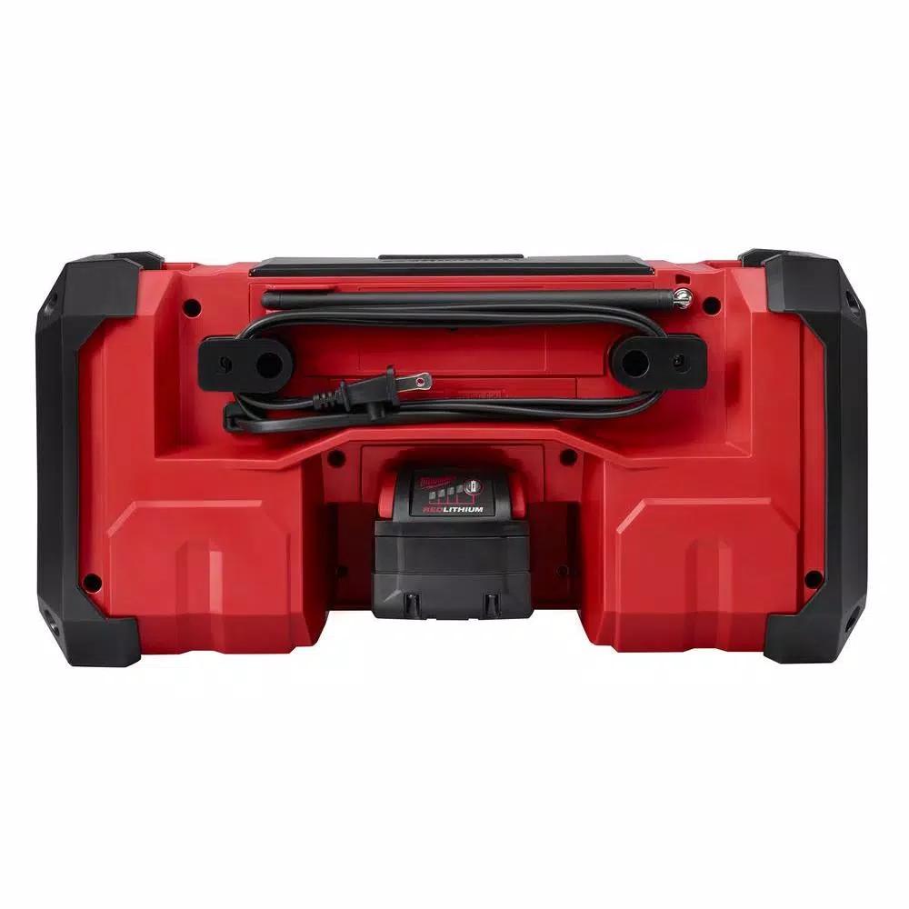 Milwaukee M18 18V Lithium-Ion Cordless Jobsite Radio with INKZALL Marker