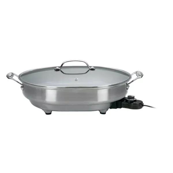 Cuisinart CSK-150 12 in. x 15 in. Stainless Steel Non-Stick Electric Skillet