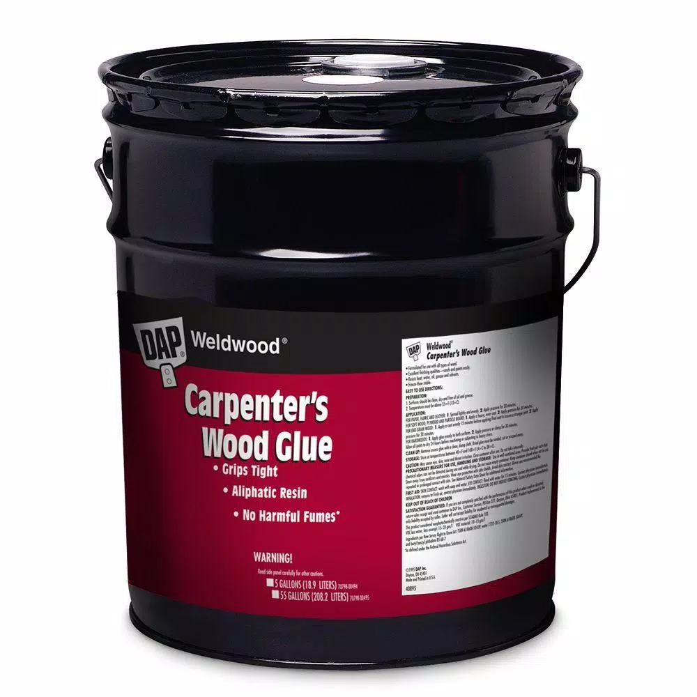 DAP Weldwood 5 Gal. Carpenter's Wood Glue, High-Strength Aliphatic Resin