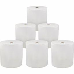 Genuine Joe Solutions 850 ft. White Hardwound Paper Towel Rolls, 1-Ply, 6 Rolls per Case thumbnail 1