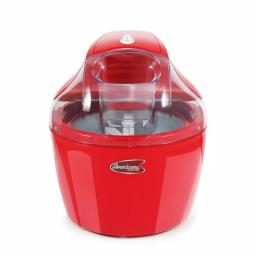Americana 1.5 Qt. Electric Ice Cream Maker with Quick Freeze Bowl, Red thumbnail 1