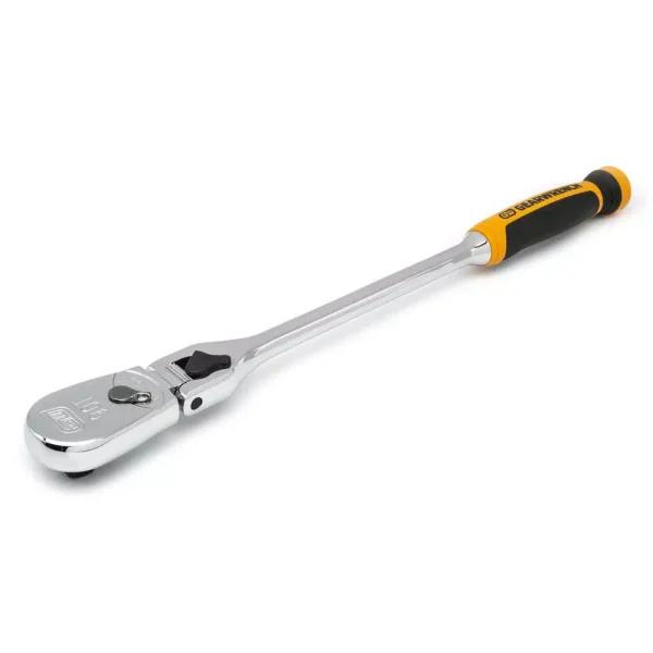 GEARWRENCH 1/2 in. Drive 90-Tooth Locking Flex Head Teardrop Ratchet