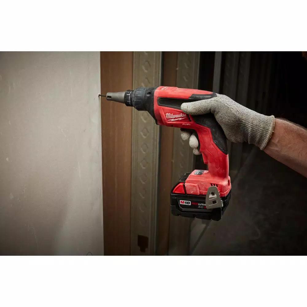 Milwaukee M18 FUEL 18V Brushless Drywall Screw Gun & Impact Driver Kit
