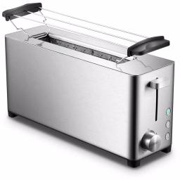 Caso Design 4-Slice Stainless Steel Wide Slot Toaster with Bun Warmer thumbnail 3