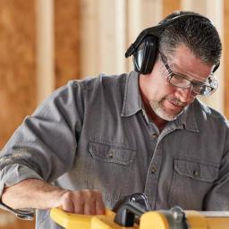 HDX Black Passive Hearing Protection Ear Muffs, 23 dB NRR, Lightweight Over-the-Head Design thumbnail 6