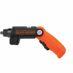 BLACK+DECKER 4V MAX Lithium-Ion Cordless 1/4 in. Electric Screwdriver with Pivoting Handle and Flashlight thumbnail 5