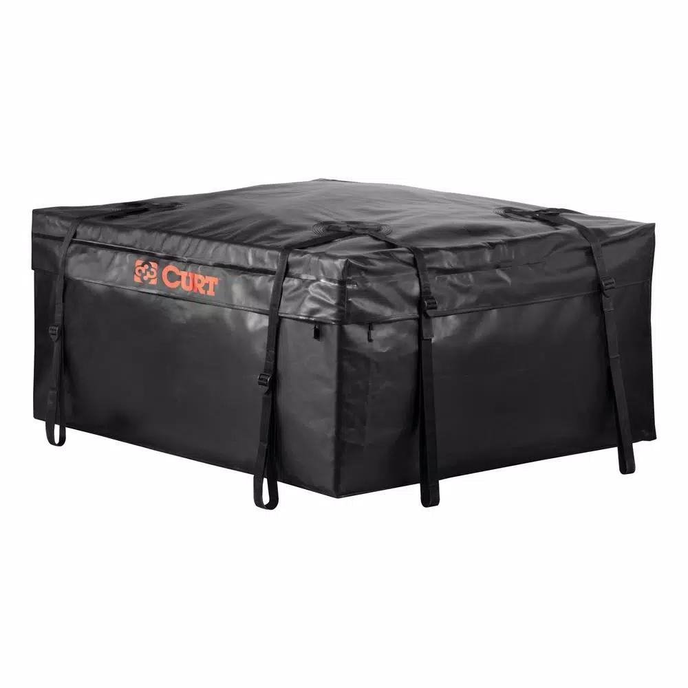 CURT 13.5 cu. ft. Water Resistant Rooftop Cargo Bag, UV-Resistant Vinyl
