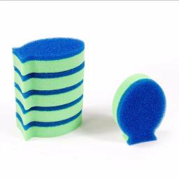 DishFish Dual Scrubber Sponge, Non-Scratch & Antibacterial, 6-Pack thumbnail 2