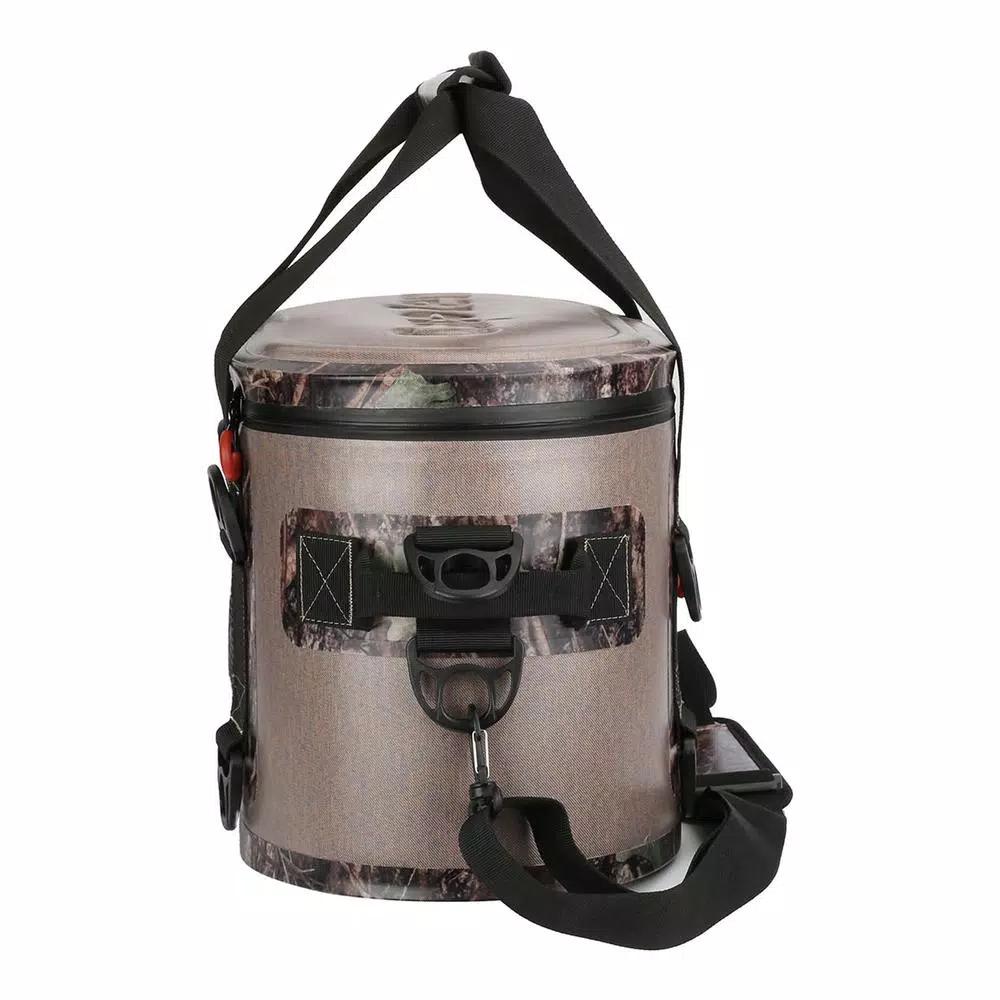 Camp-Zero 17.6 Qt. Soft Cooler, 30-Can Capacity, Beige and Camo