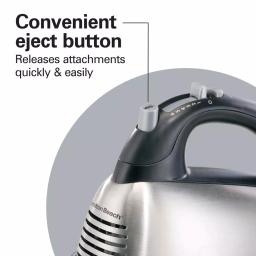 Hamilton Beach SoftScrape 6-Speed Stainless Steel Hand Mixer with Snap-On Storage Case thumbnail 3